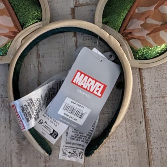 DISNEY PARKS BLACK PANTHER WAKANDA FOREVER MICKEY EARS HEADBAND MARVEL N… - Picture 5 of 9